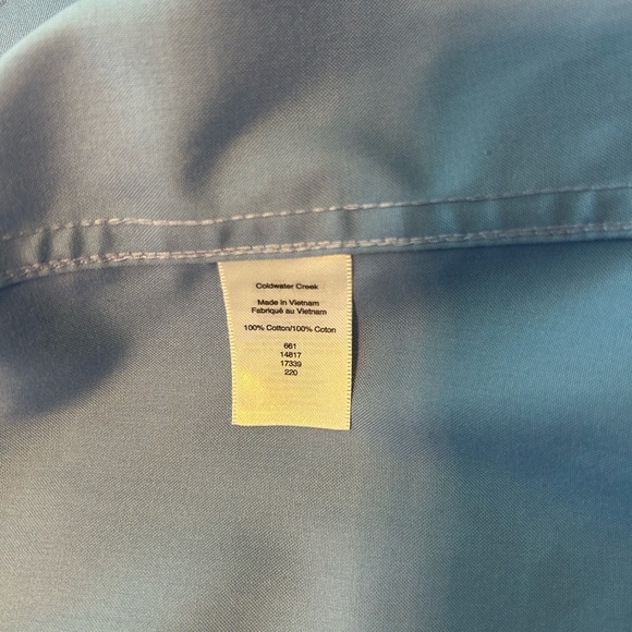 Coldwater Creek no iron womens top size 18 - Picture 5 of 7